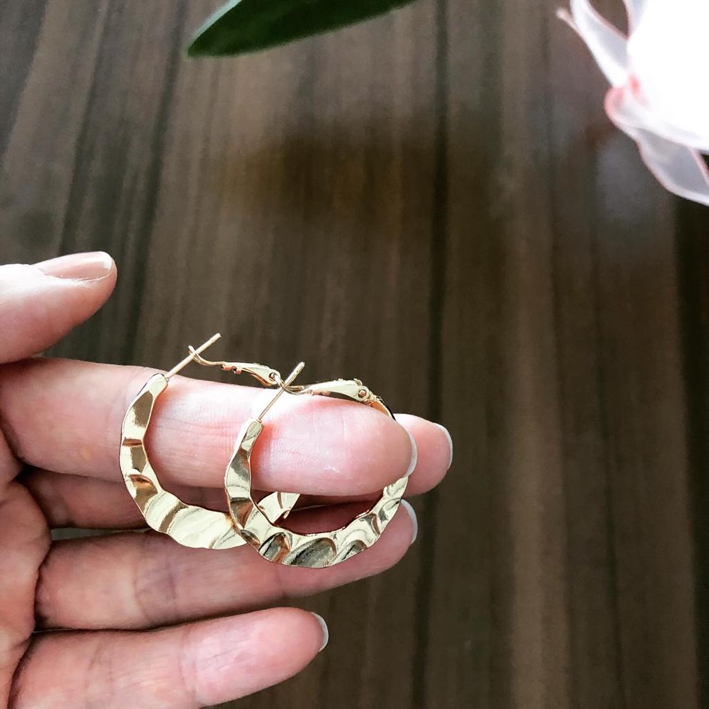 Dövme Gold Halka Küpe 2 Dövme Gold Halka Küpe - Görsel 2
