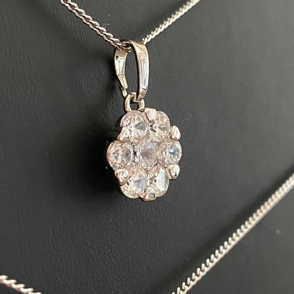 Coconet Papatya Zircon Taşlı Kolye 2 Coconet Papatya Zircon Taşlı Kolye - Görsel 2
