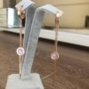 Sedef Ayrıntılı Rosegold Küpe 2 Sedef Salantili