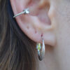 SilverHoop 1 earring