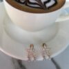 Yıldızlı Küpe Gold ve Gümüş 3 Yildiz tasli 1