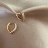 Augusta Gold Earrings Blue Stoned 2