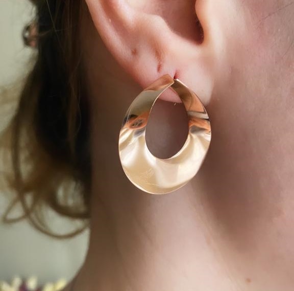 Çelik Dövme Küpe Rosegold 1 Çelik Dövme Küpe Rosegold