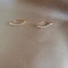 Tek Delik Altı Taşlı Küpe 5 Diamond Stoned six Earrings 2