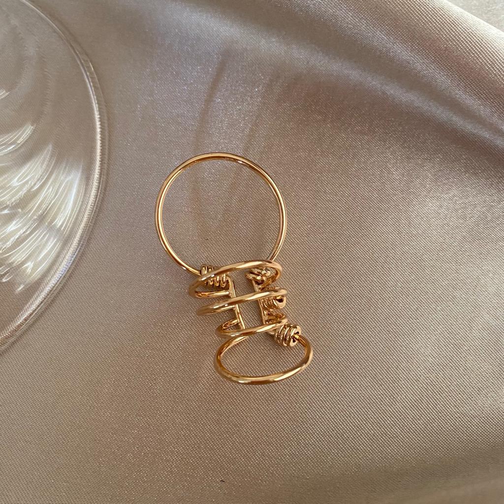 Büyük Kıkırdak Gold Küpe 2 Büyük Kıkırdak Gold Küpe - Görsel 2