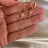 Mini North Star Earrings 1