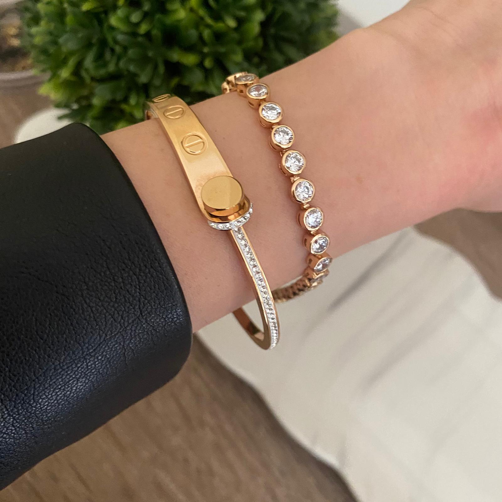 Su Yolu Bileklik Silver Zircon Taşlı 3 Su Yolu Bileklik Silver Zircon Taşlı - Görsel 3