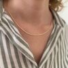 Plain Gold Chain Necklace 2