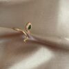 Yılan Gold Yüzük Ayarlanabilir 5 Snake Gold Rings 2