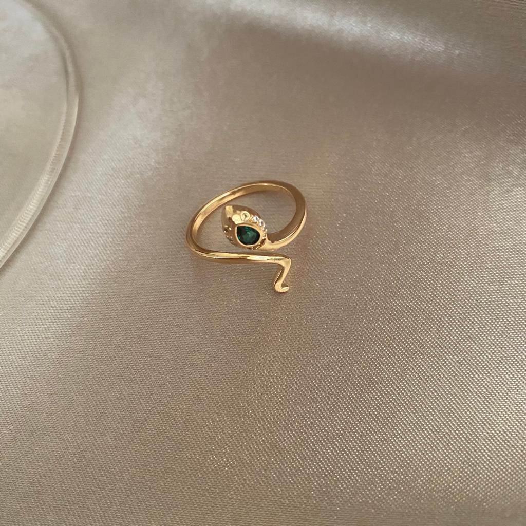 Yılan Gold Yüzük Ayarlanabilir 1 Yılan Gold Yüzük Ayarlanabilir