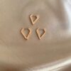 Steel Traingle Set Earrings 2