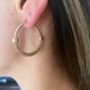 Rosegold Wicker Earrings 2