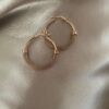 Rosegold Wicker Earrings 3