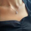 Baget Zirkon Taş Kolye 5 Silver Baget Set 1