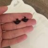 BlackSwan Earrings Stud 2