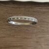 Pagman Zircon Taşlı Çelik Gümüş Kelepçe 7 Pagman Zircon Stone Steel Silver Bracelet 3
