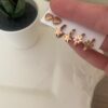 Amberg Rosegold Çelik Altılı Küpe 5 Amberg Rosegold Tri Earrings 3