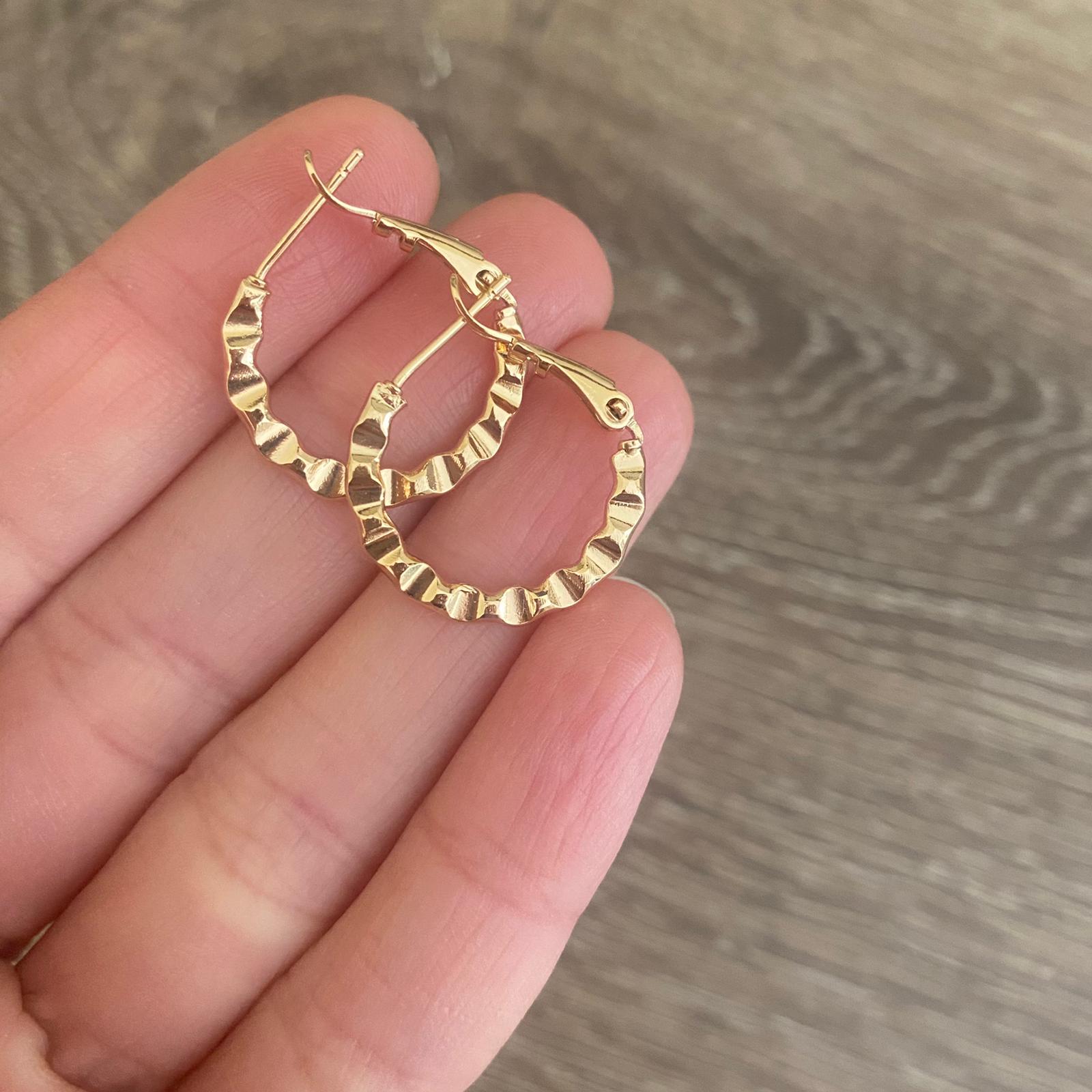 Haffen Gold Küpe 1 Haffen Gold Küpe