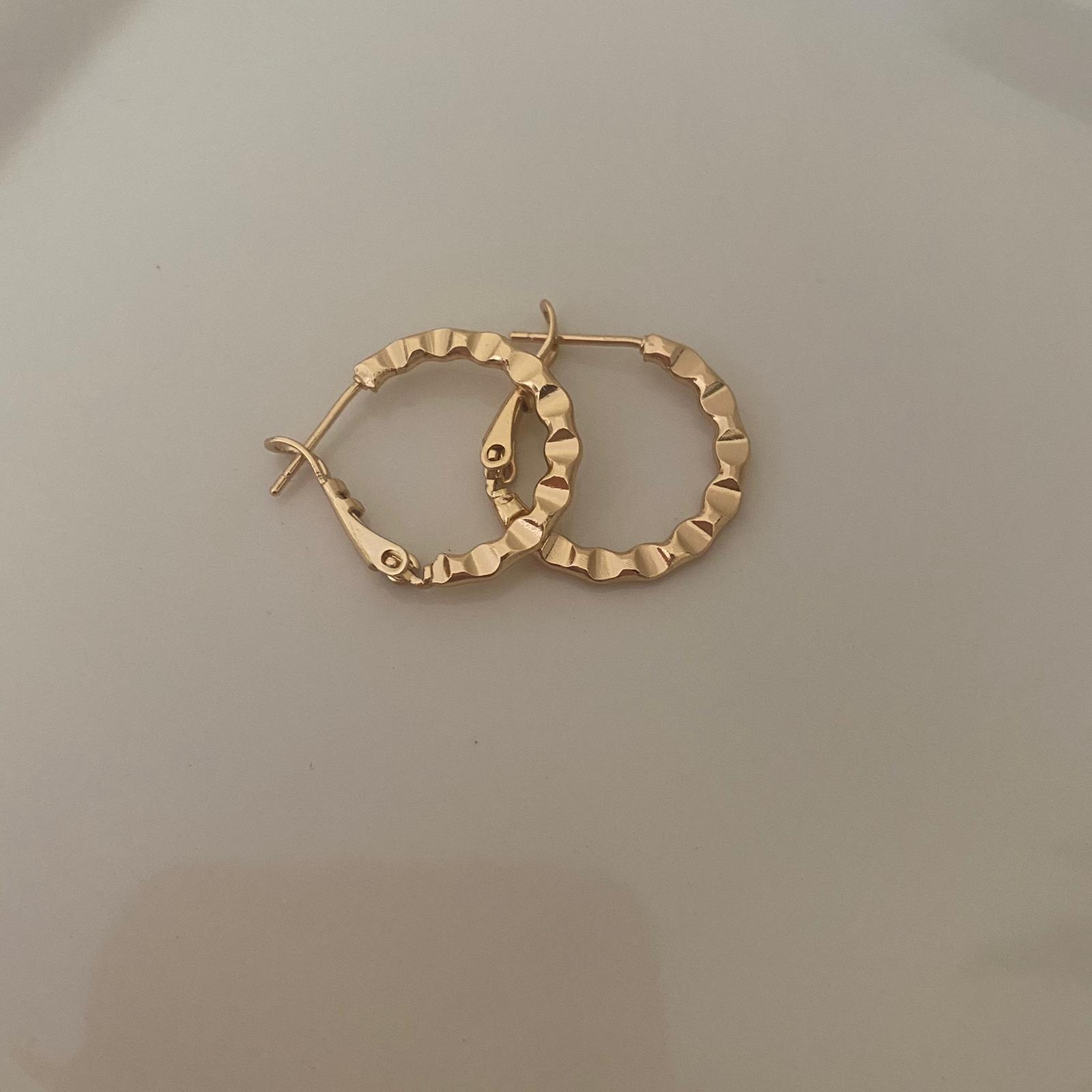 Haffen Gold Küpe 2 Haffen Gold Küpe - Görsel 2