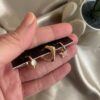Hof Triple Gold Earrings 3