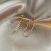 Karls Gold Stoned Earrings 3