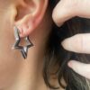 Nurn Star Silver Earrings 1