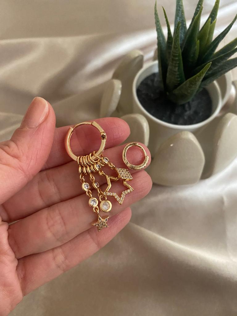 Offen Gold Sallantılı Küpe 3 Offen Gold Sallantılı Küpe - Görsel 3