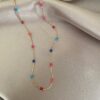 Reut Renkli Boncuklu Gold Kolye 4 Reut Bead Gold Necklace 2