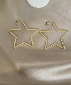 Alternative view of Gold Yıldız Çelik Küpe