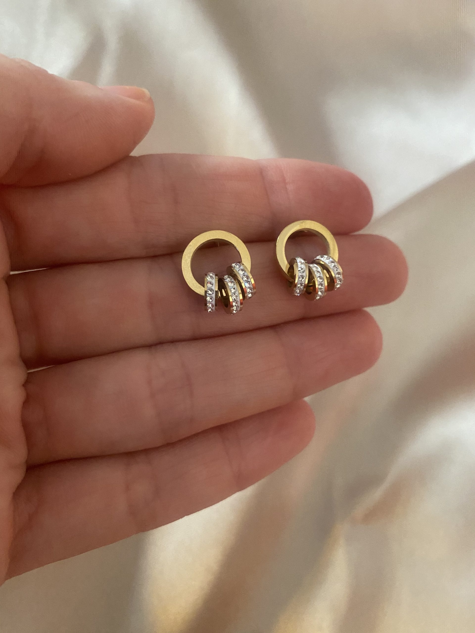 Lauren Minimal Gold Çelik Küpe 1 Lauren Minimal Gold Çelik Küpe
