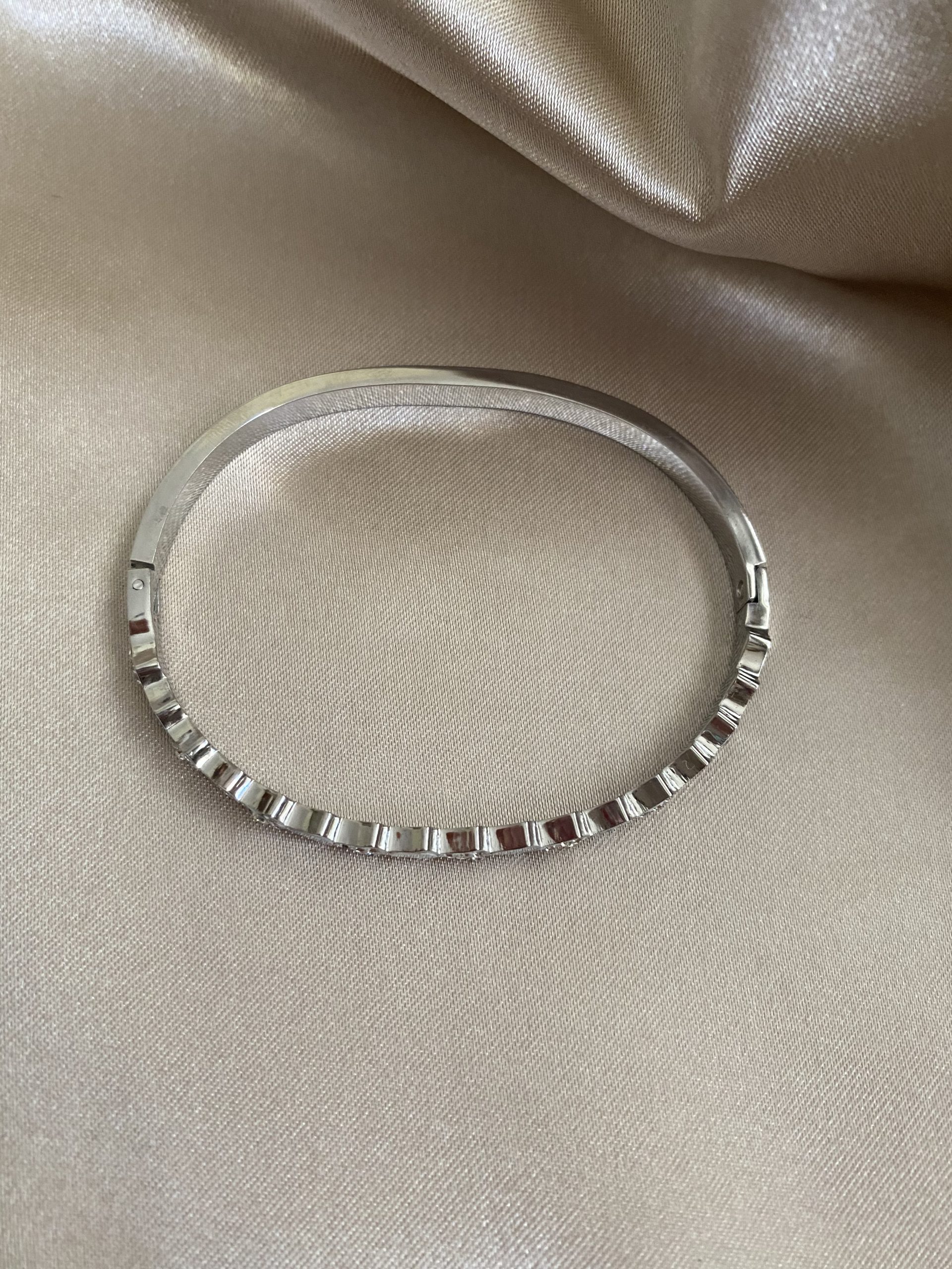 Guiddo Silver Çelik Kelepçe Bileklik 4 Guiddo Silver Çelik Kelepçe Bileklik - Görsel 4
