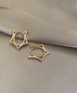 Alternative view of Kalın Yıldız Küpe