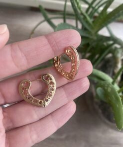 Heart Zirkon Taşlı Küpe