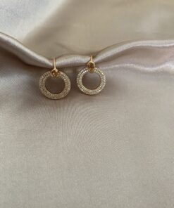 Alternative view of Nancy Loop Zirkon Taş Küpe