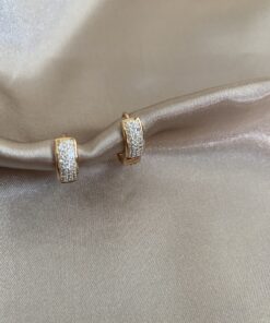 Alternative view of Lessie Zirkon Taş Halka Küpe