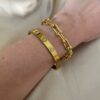 Tifny Style Gold Çelik Bileklik