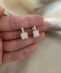 Manlio Kare Zirkon Taş Küpe