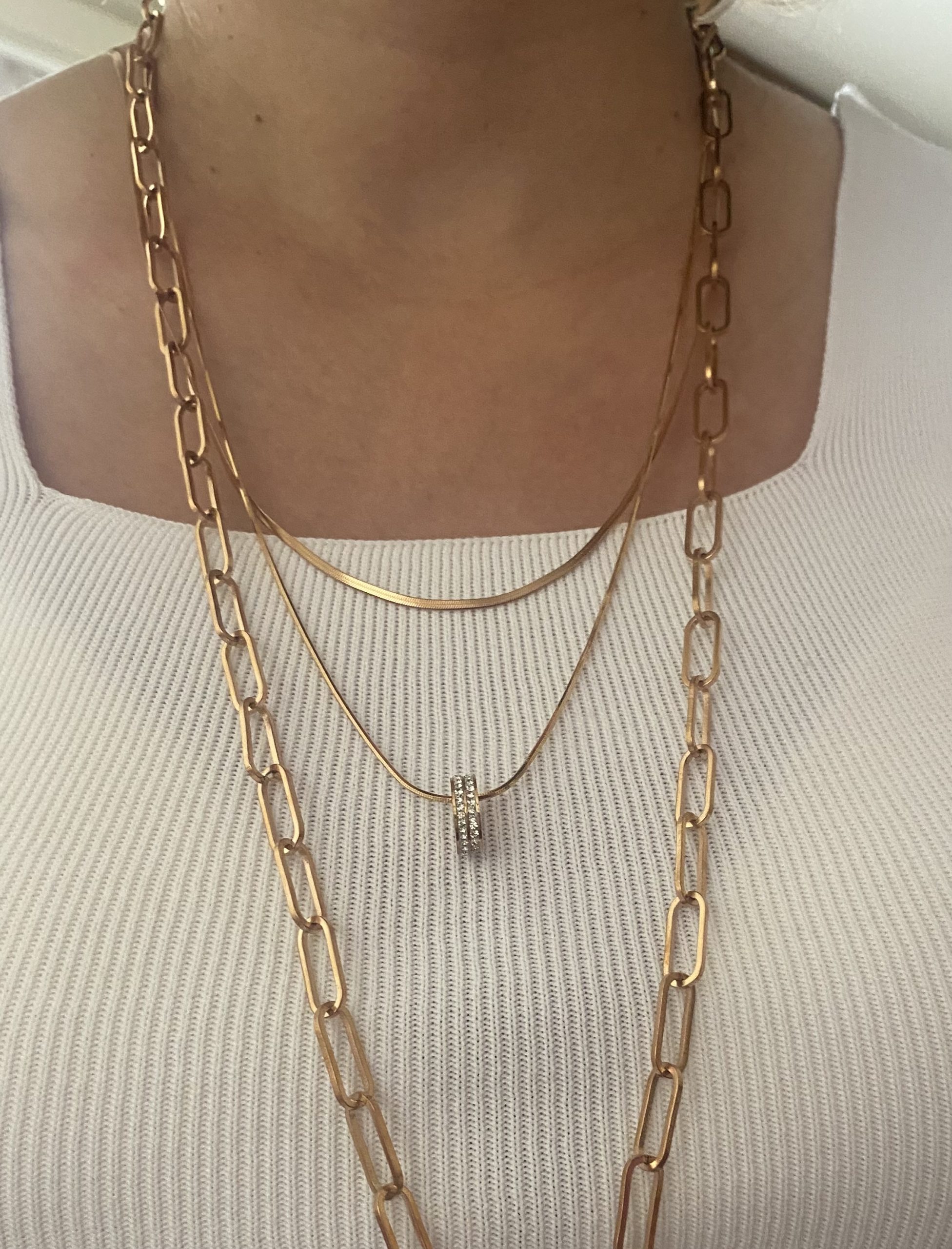 Lady Zarif Rosegold Çelik Kolye 3 Lady Zarif Rosegold Çelik Kolye - Görsel 3