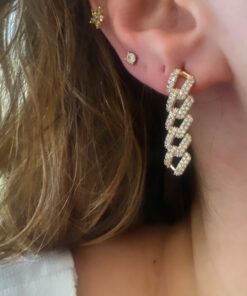 Lucia Zirkon Taş Küpe