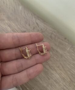 Alternative view of Pink Baget Küpe