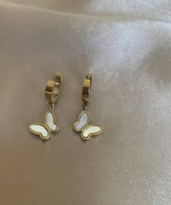 Alternative view of Sedefli Kelebek Küpe