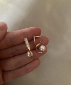 Alternative view of Pearl Long Küpe