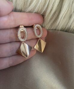 Alternative view of Plaka Zirkon Taşlı Küpe