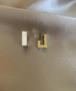 Sedef&Gold Çelik Küpe