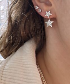 Shake Star Zirkon Küpe